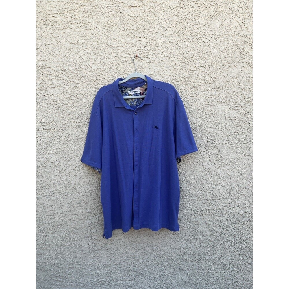 Tommy Bahama Island Zone XXL Blue Button-Up Shirt